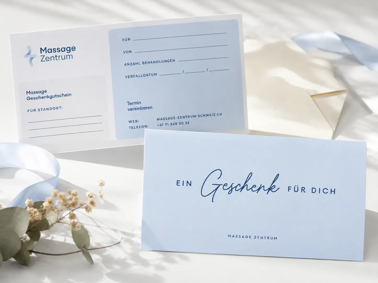 Massage-Gutschein für eine Behandlung im Massage Zentrum Oerlikon