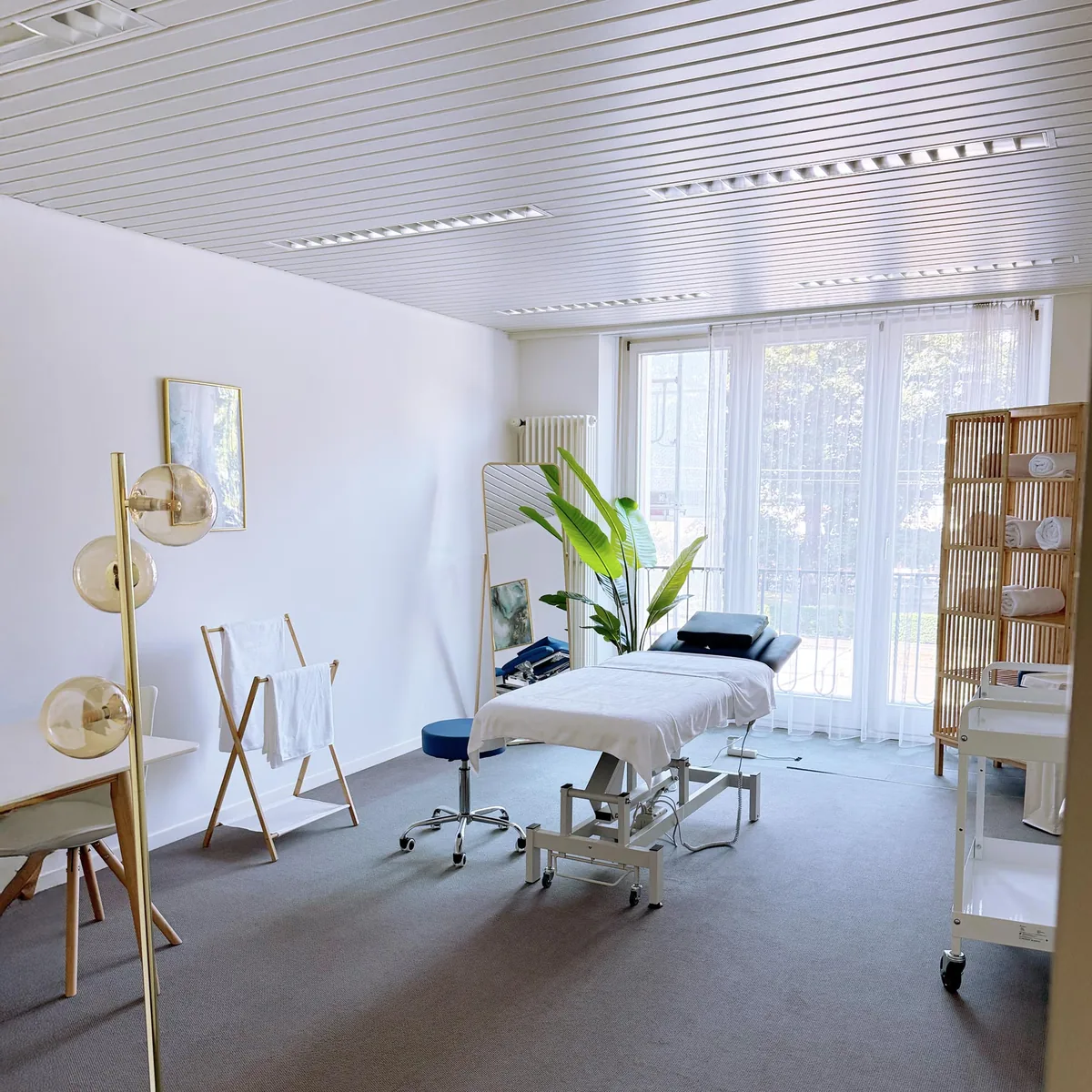 Praxisraum des Massage Zentrum Oerlikon