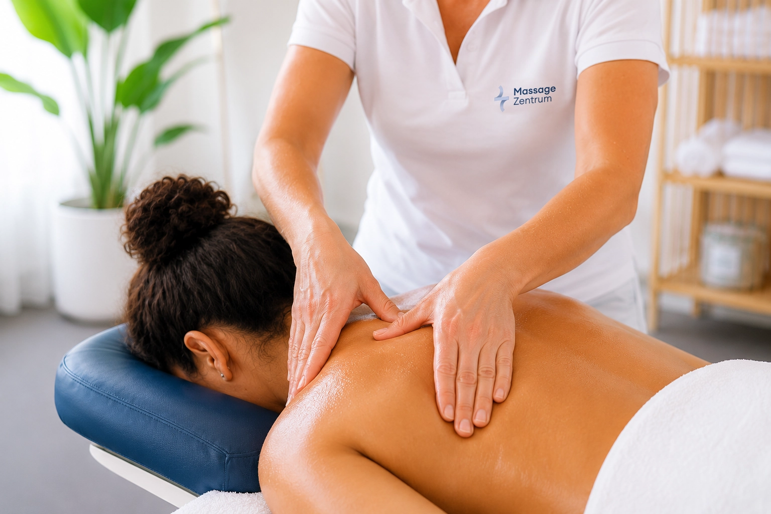 Fliessende Streichgriffe der klassischen Massage in Oerlikon